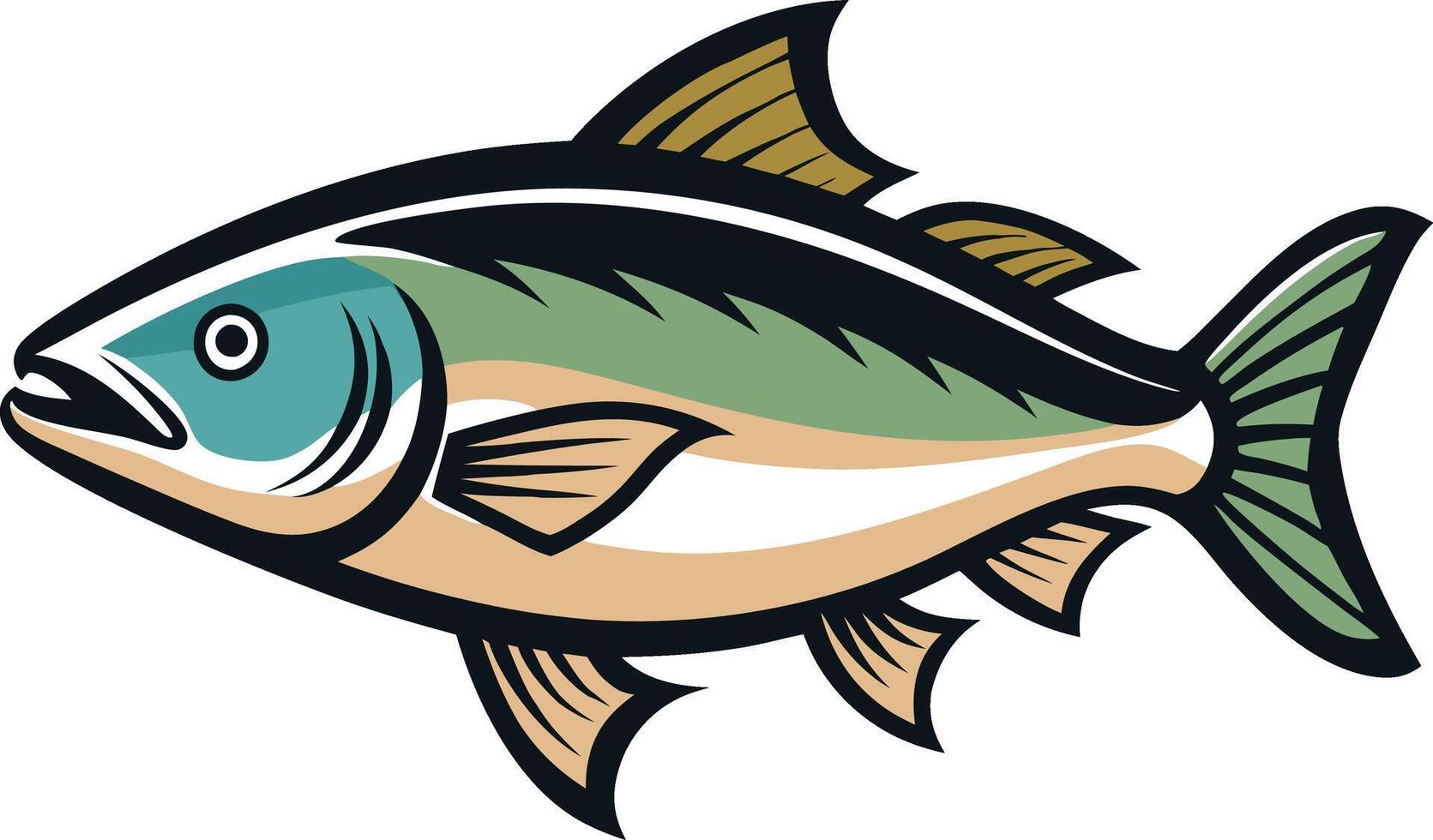 A Water Sea fish vector