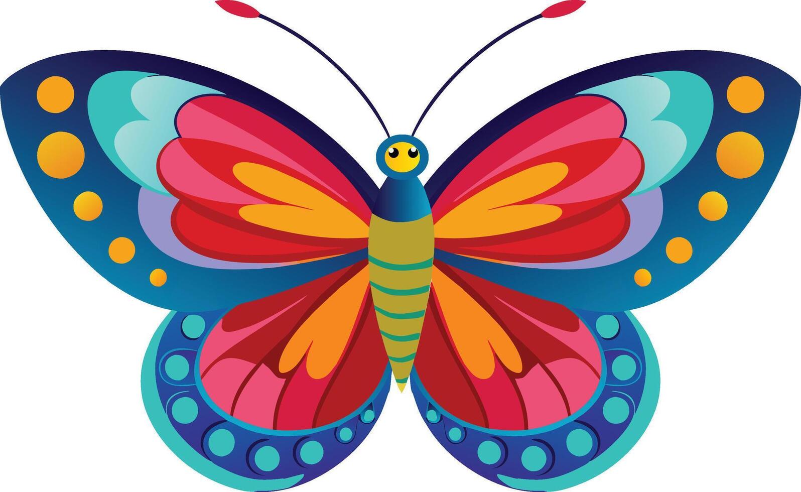A Colorful butterfly vector