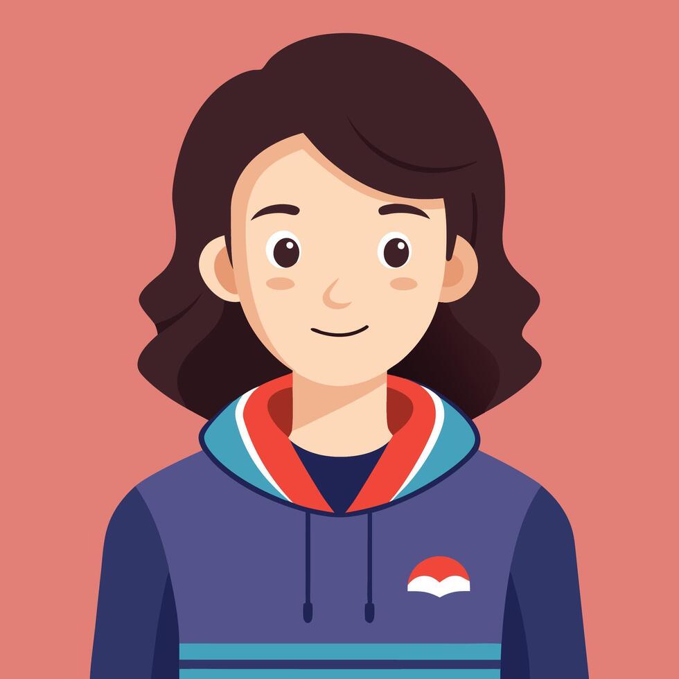 People avatar profile icons. female face with different face expressions vector