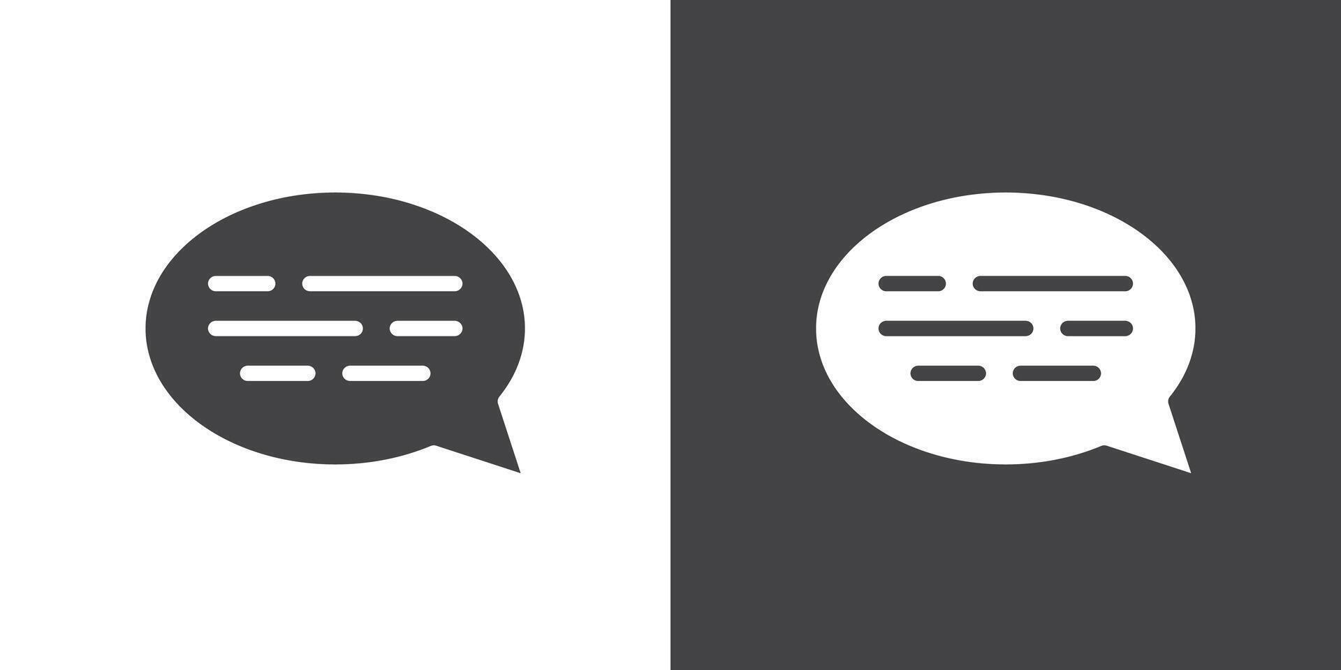 Comment icon Thin line illustration set vector