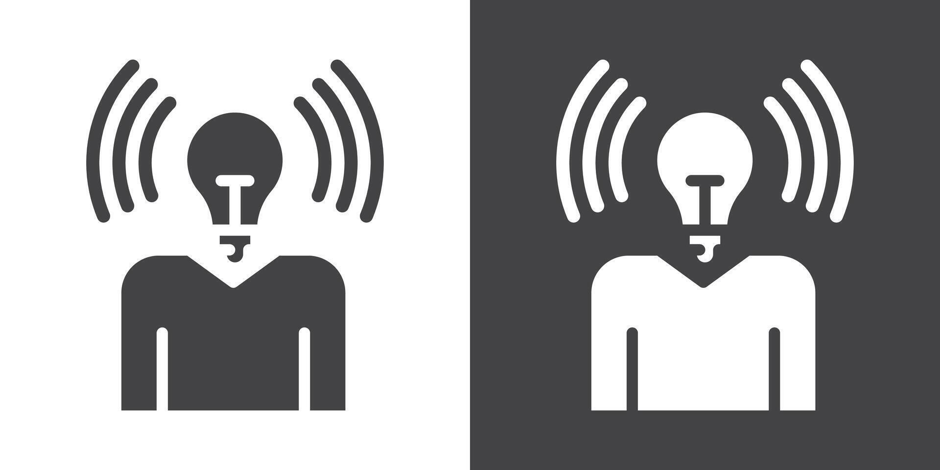 Brand awareness icon Thin line illustration set vector