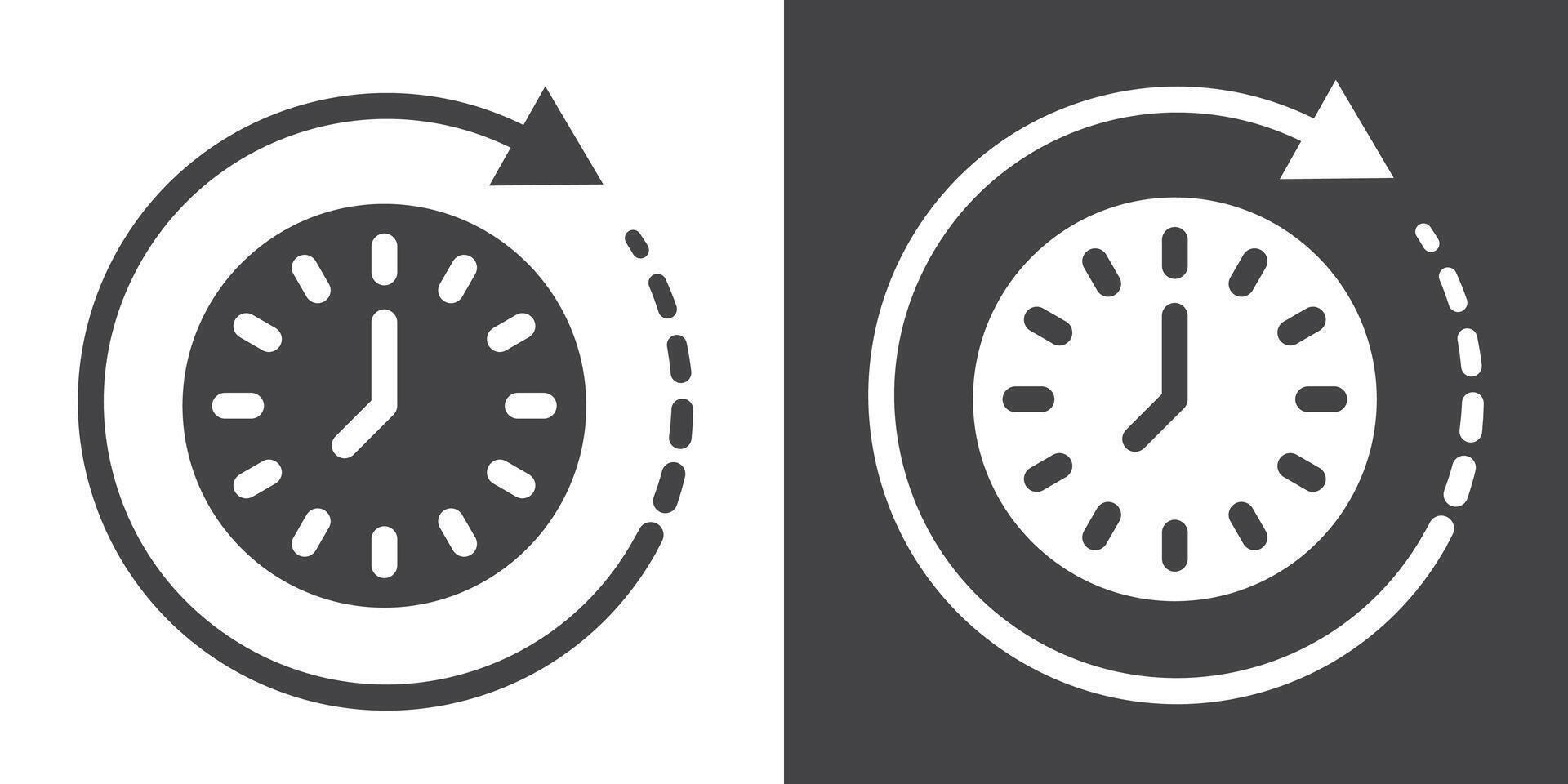 Duration icon Thin line illustration set 49008971 Vector Art at Vecteezy