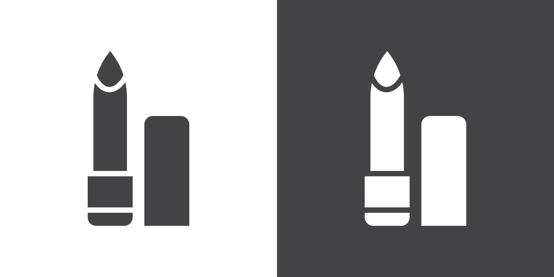 Lip balm icon Thin line illustration set vector