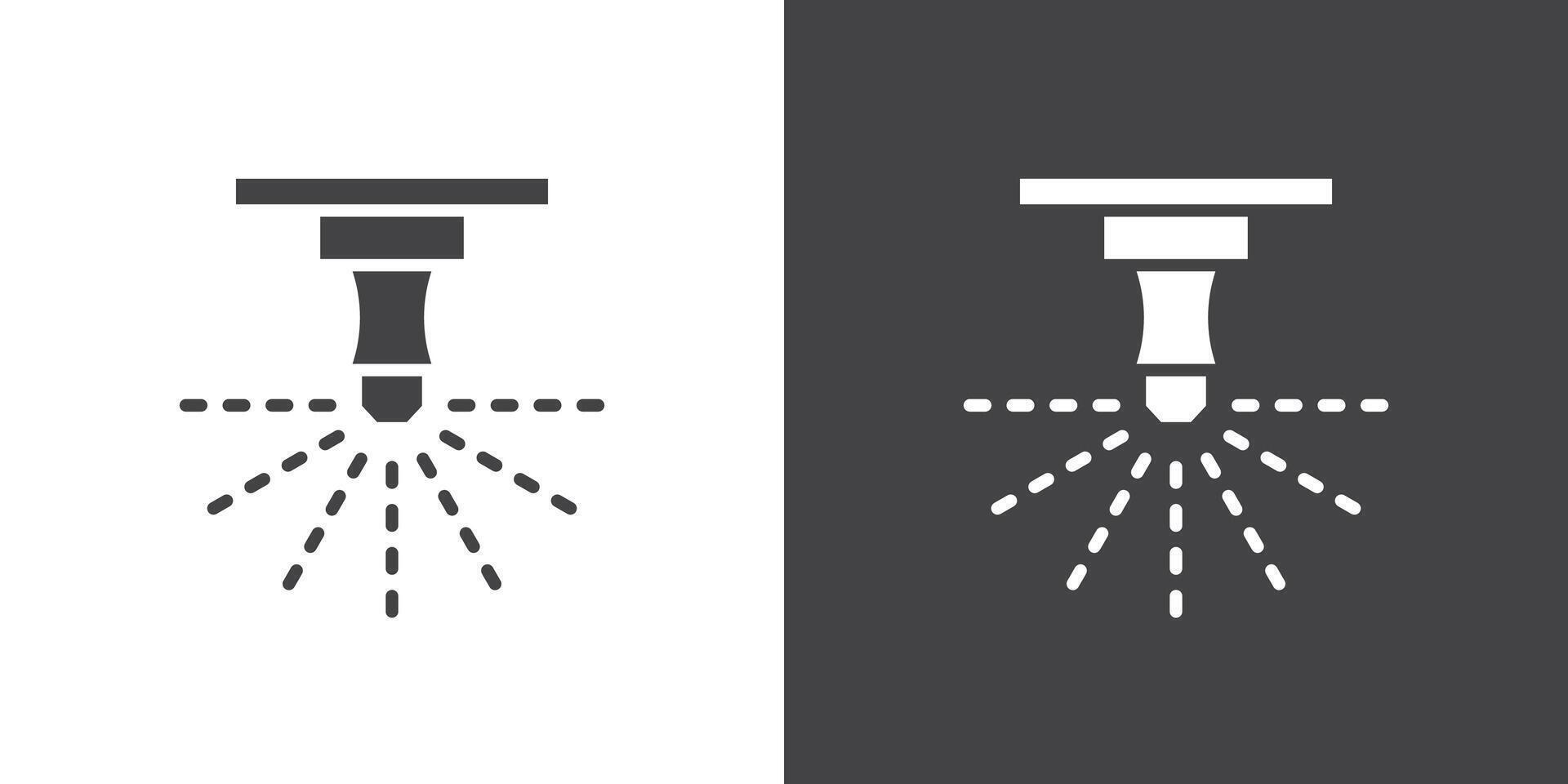 Irrigation icon Thin line illustration set vector