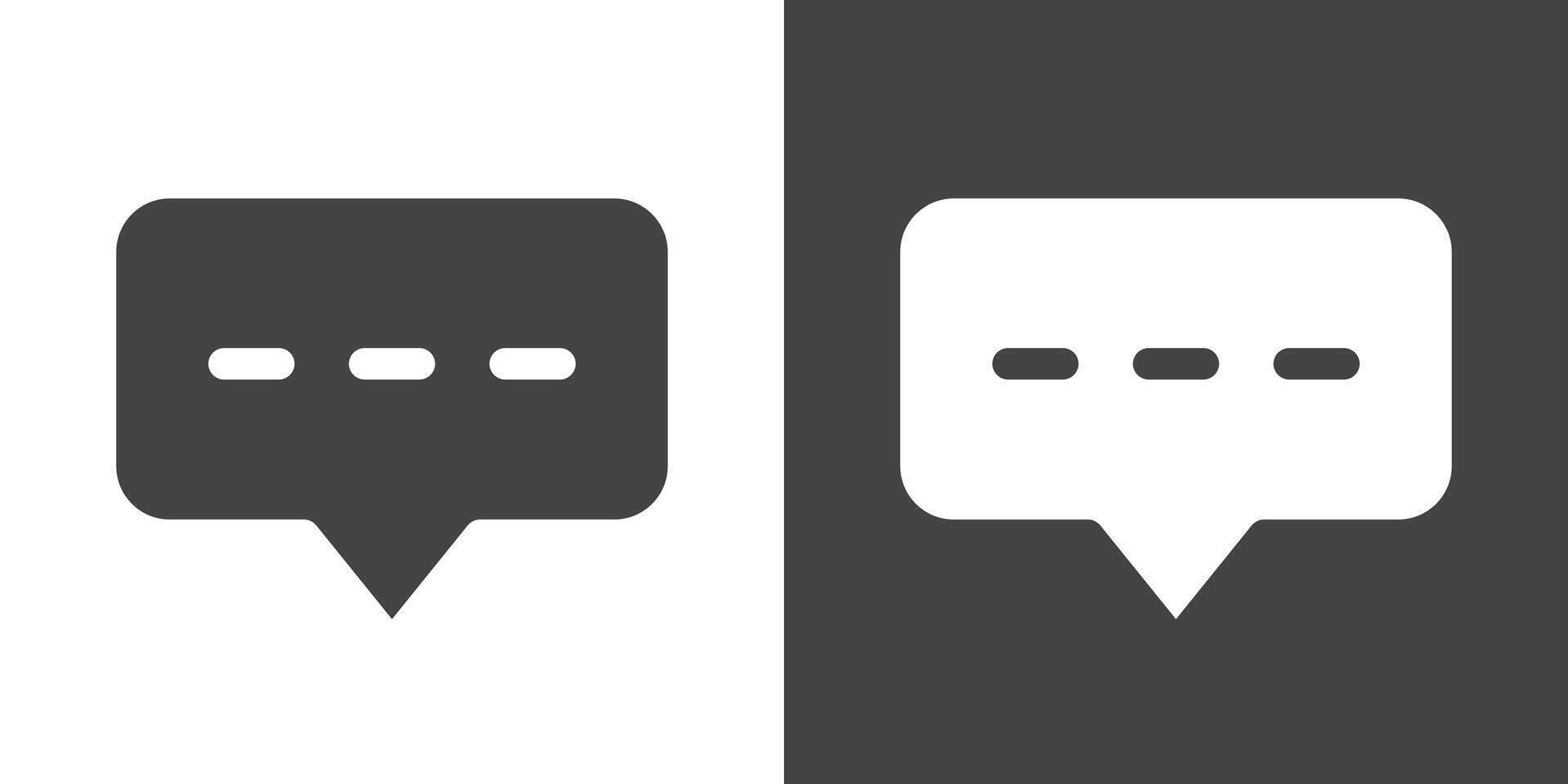 Messaging icon Thin line illustration set vector