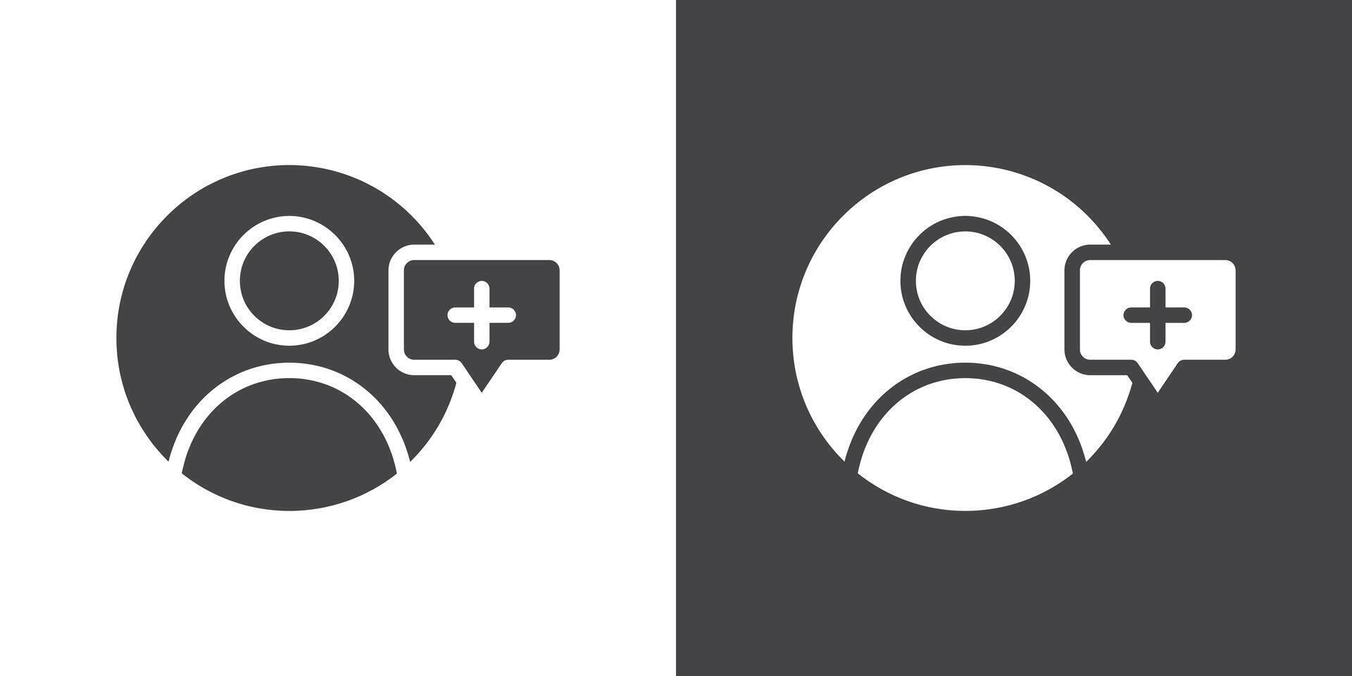 Follower icon Thin line illustration set vector
