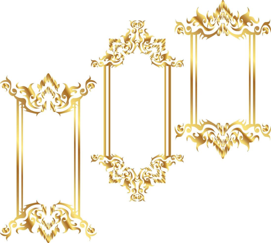 Vintage frame background vector