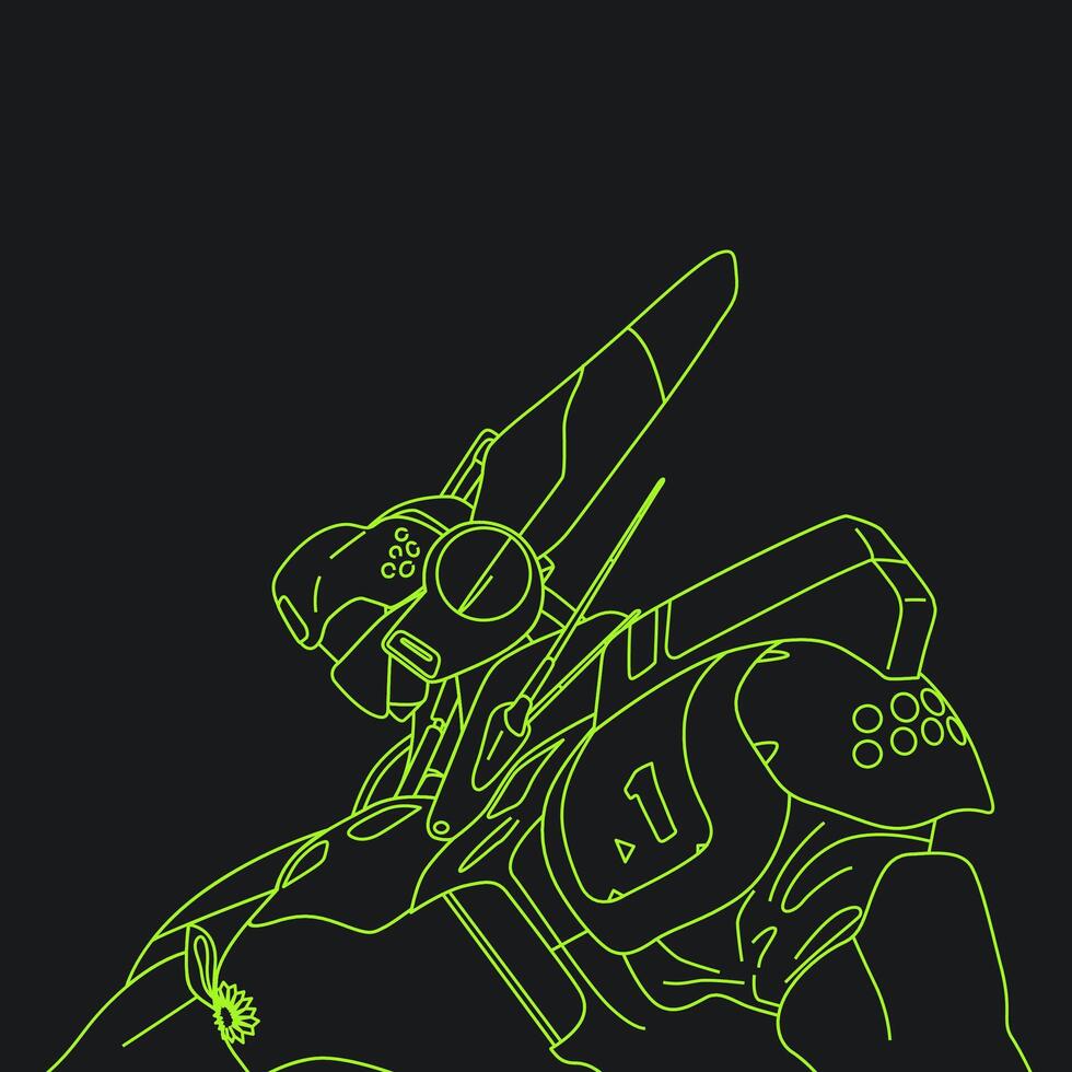 Patlabor robot lines version vector