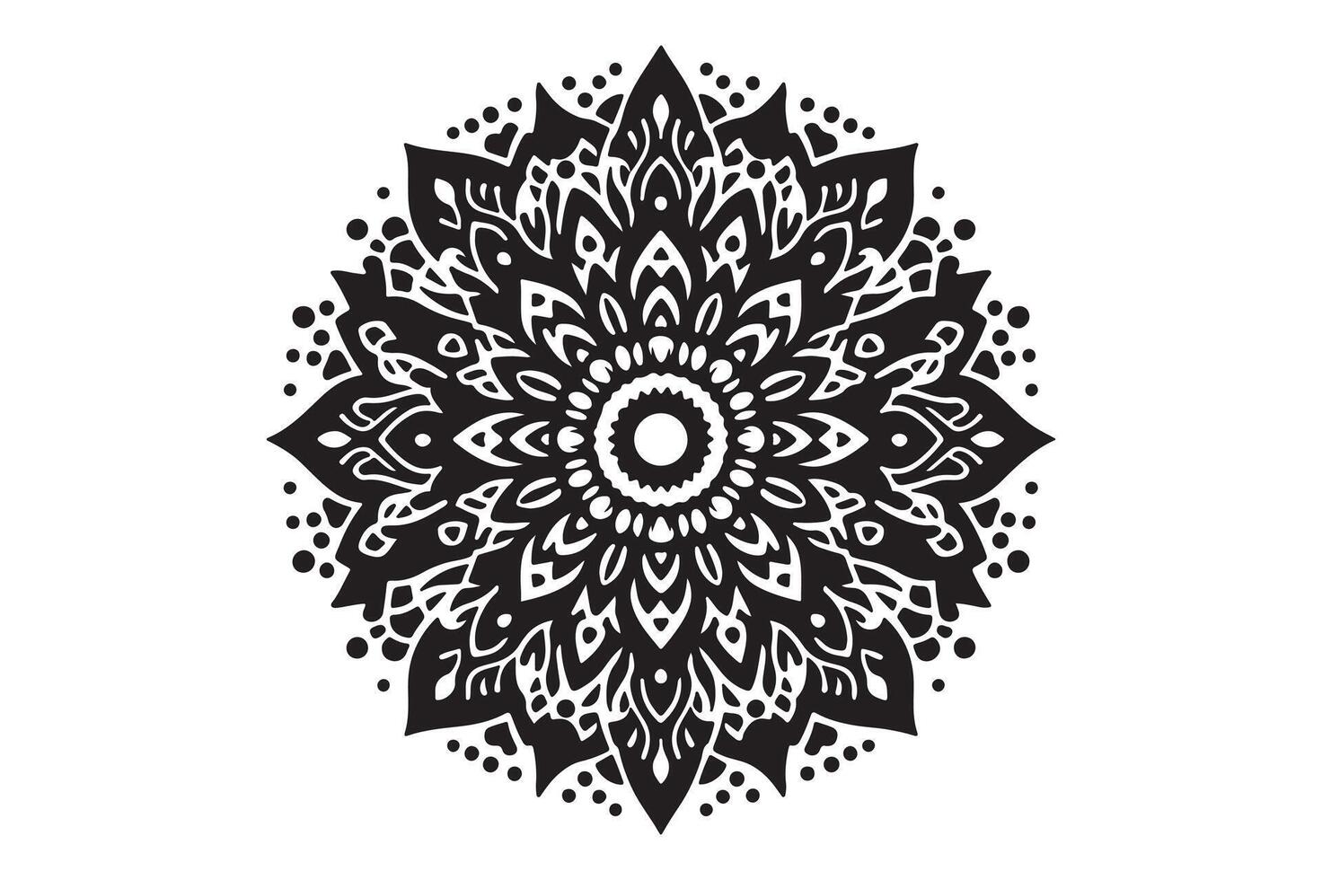 Mandala design illustration vector