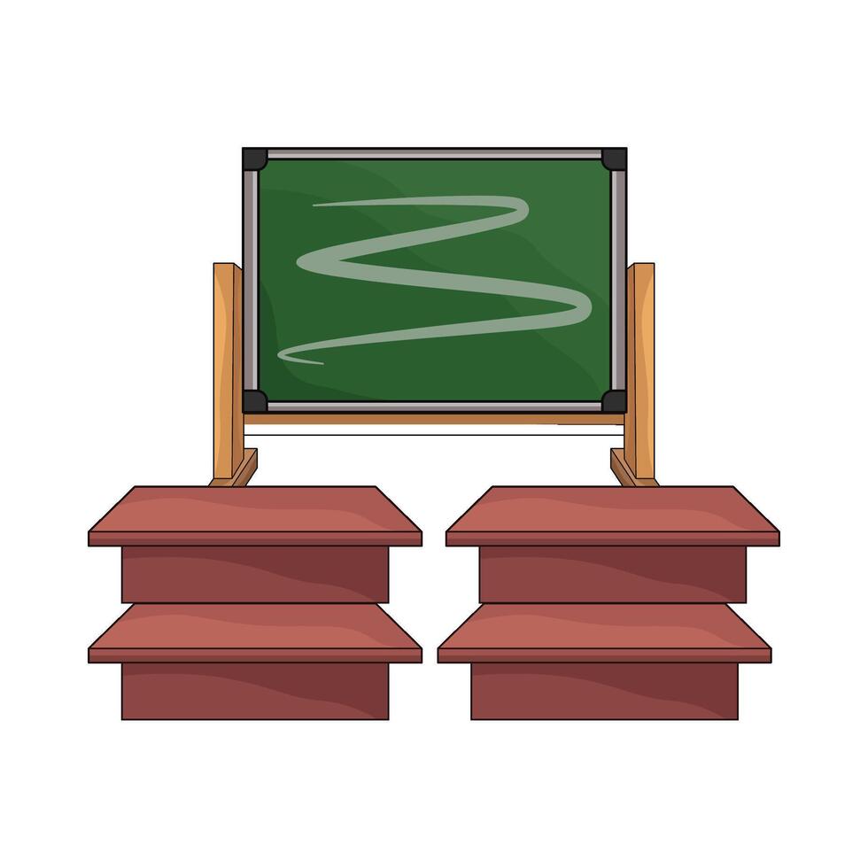 illustration of classroom vector