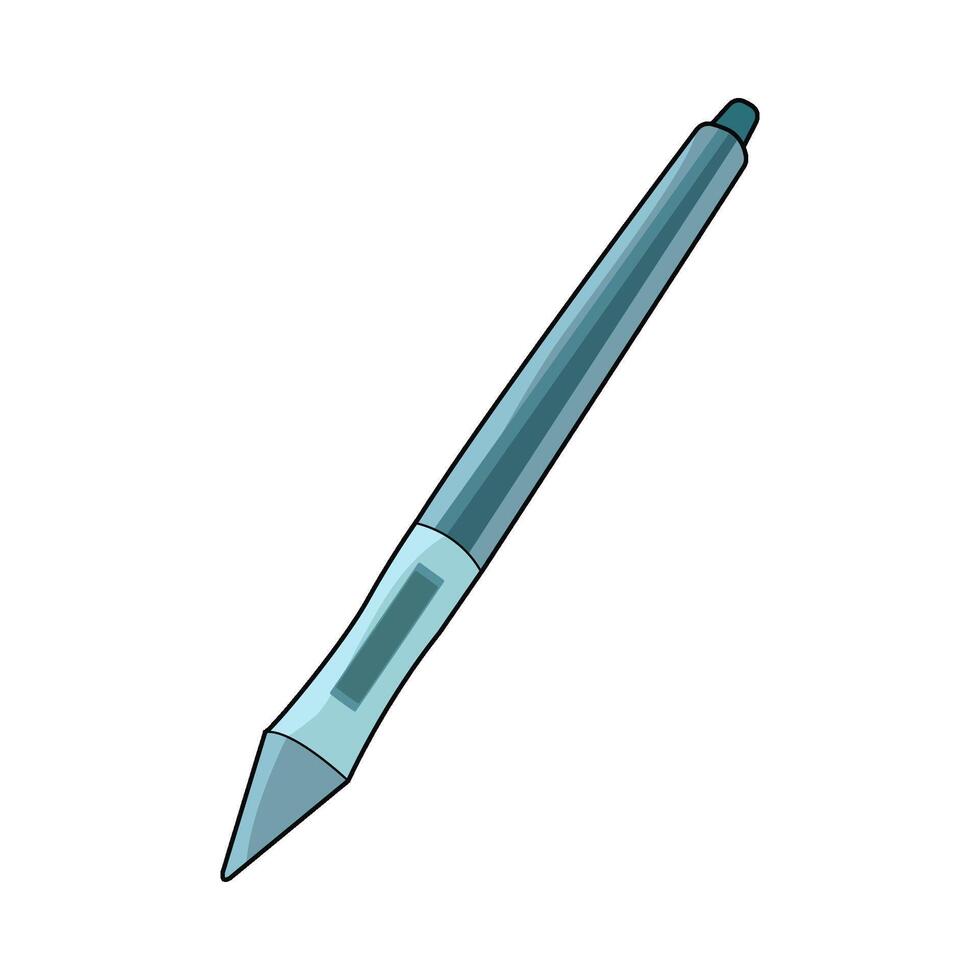 illustration of stylus pen vector