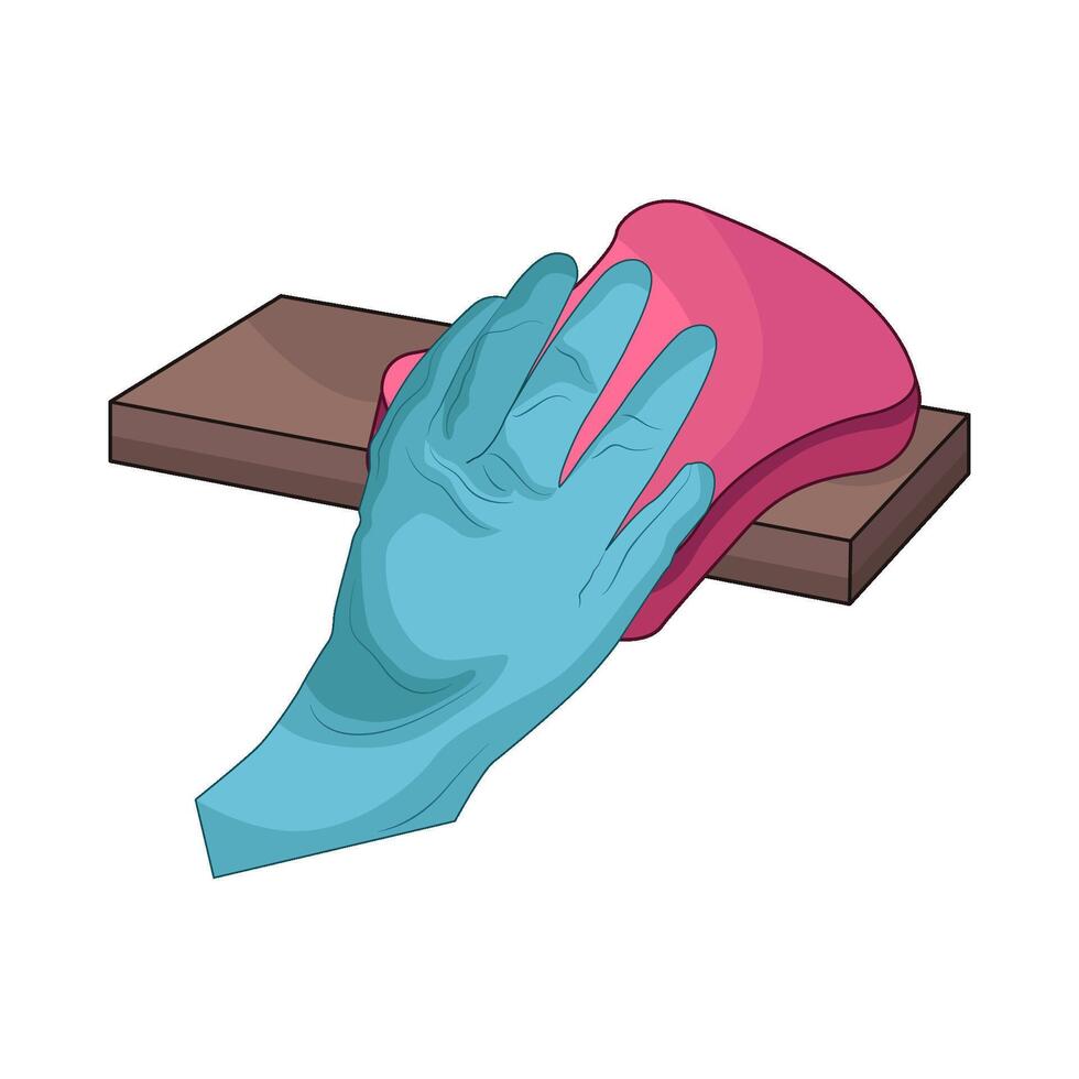 illustration of wipe vector