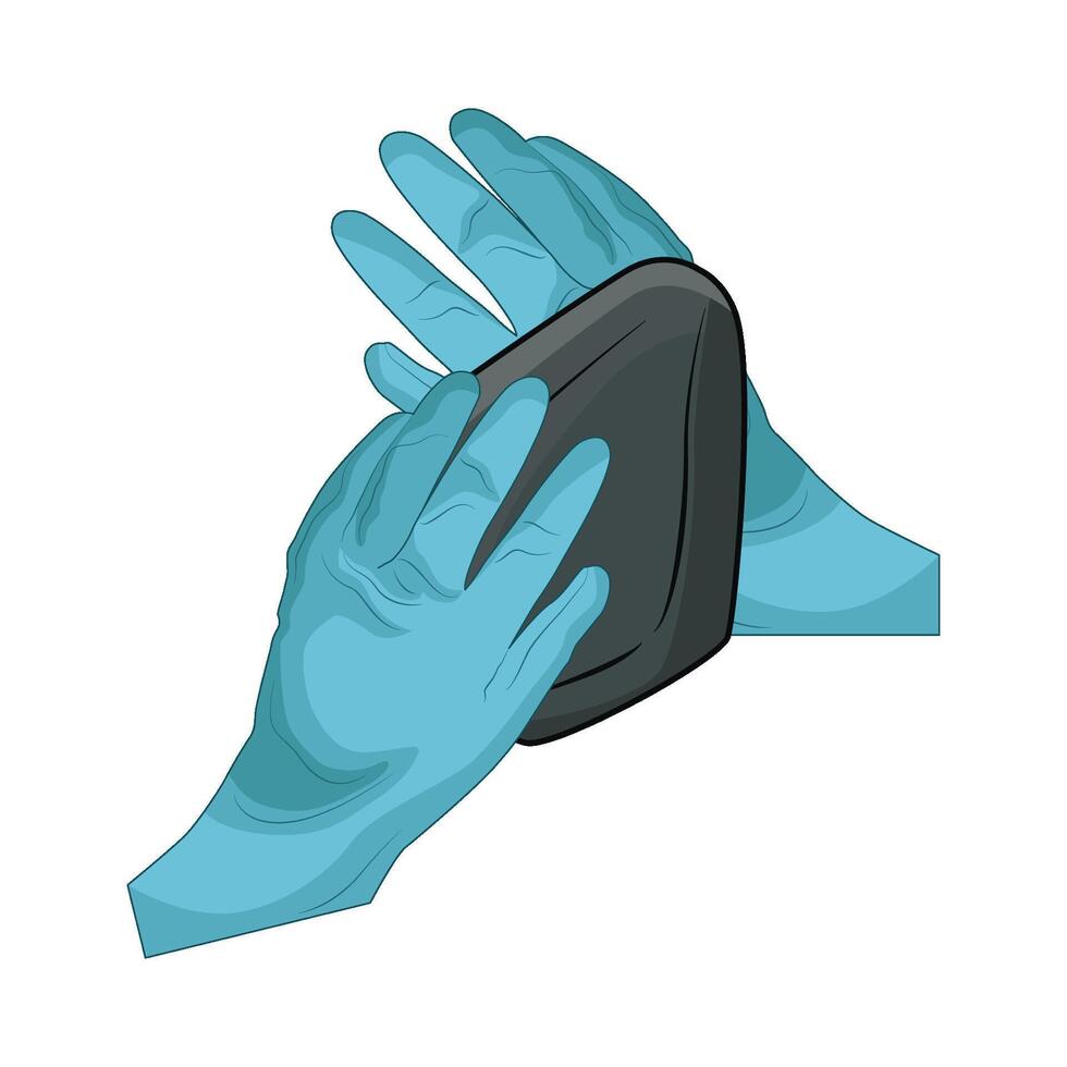 illustration of wipe vector