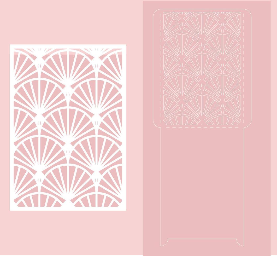 Invitaion pattern card design vector