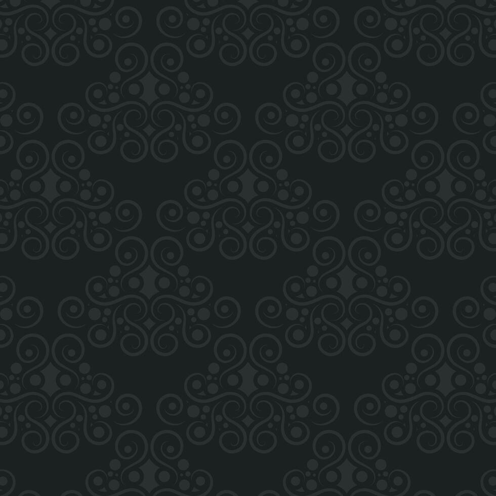 dark ethnic seamless pattern template vector