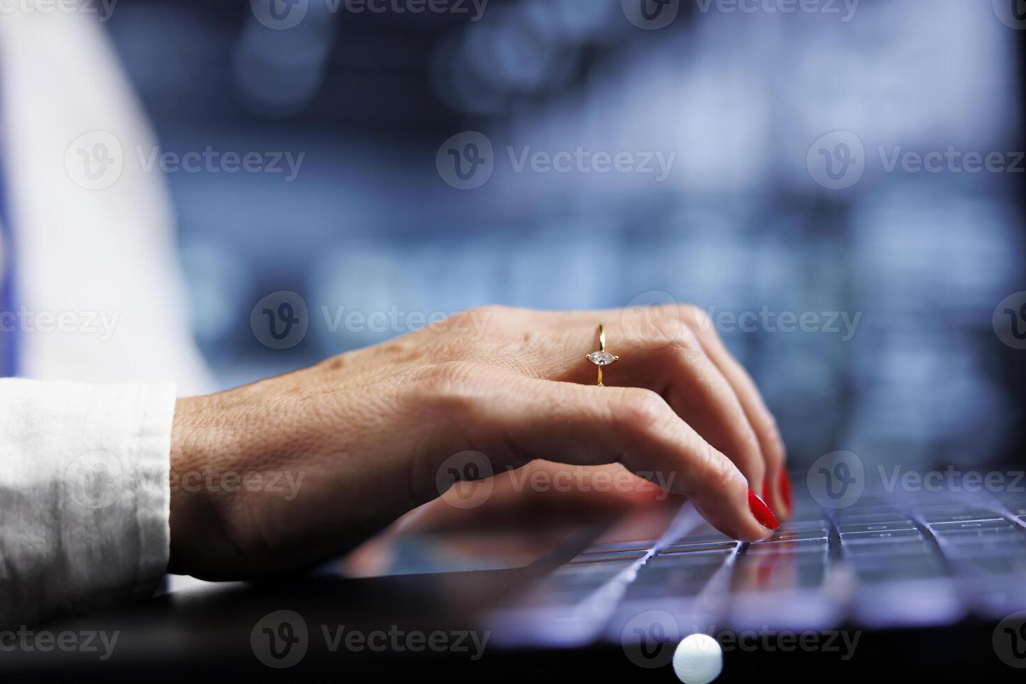 Aged IT professional using laptop, ensuring valuable data remains shielded from potential hazards, safeguarding server rigs against unauthorized access and vulnerabilities, close up photo