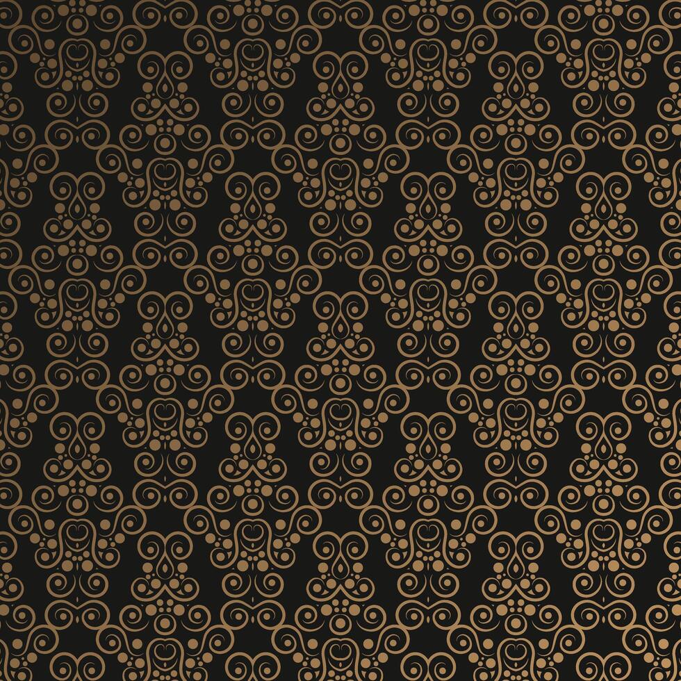 luxury dark seamless pattern background vector