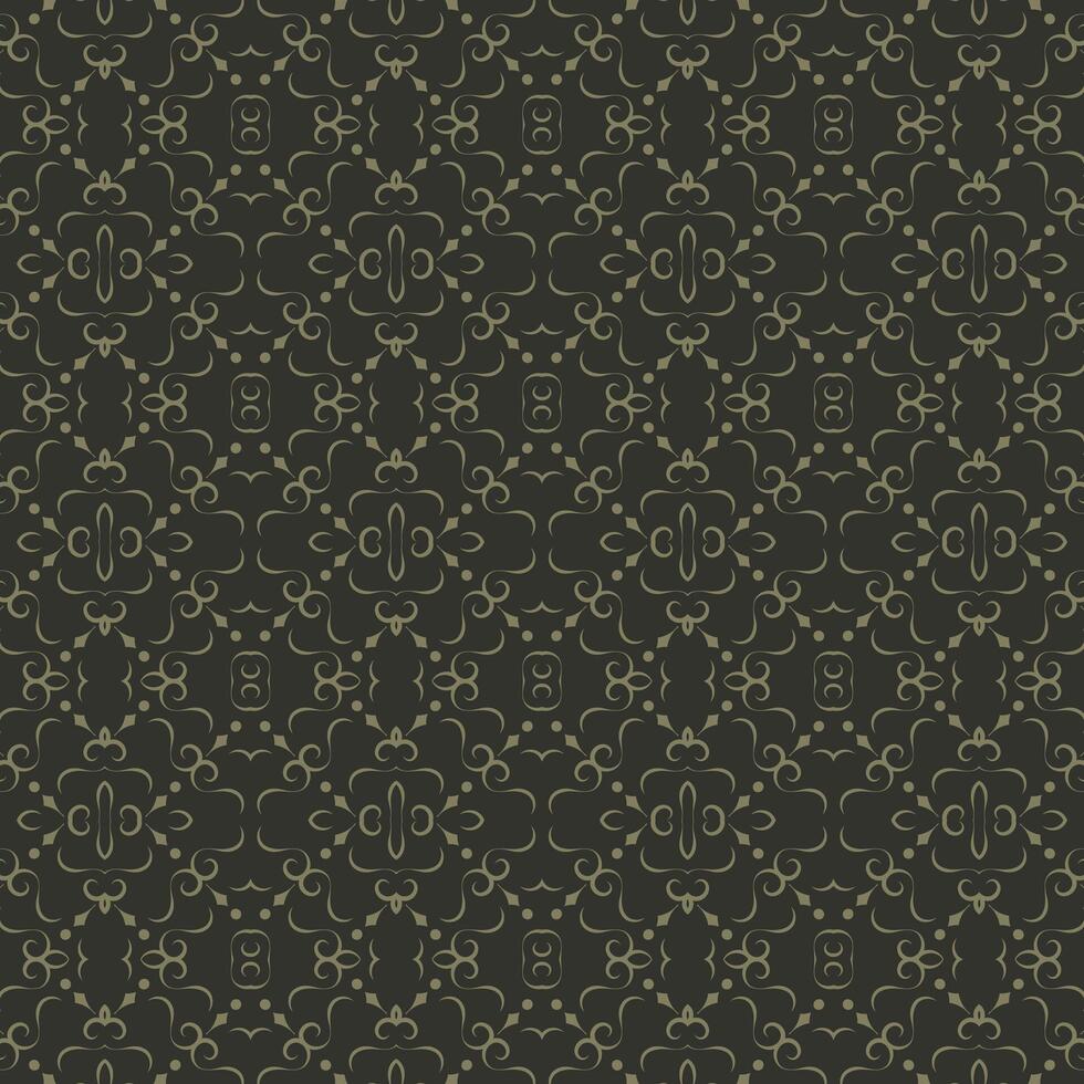 dark ethnic seamless pattern template vector
