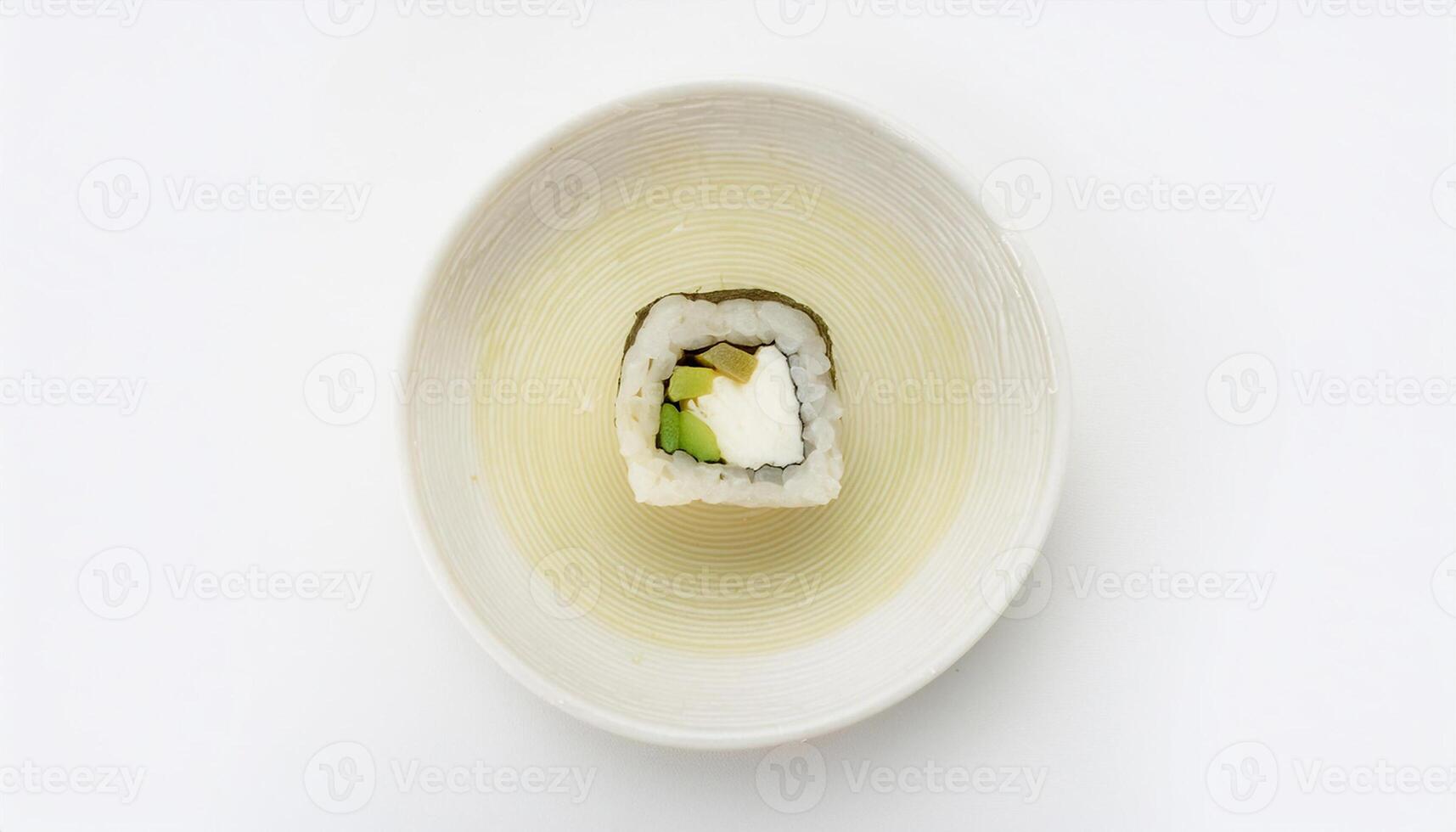 sushi with white background. isolated. photo