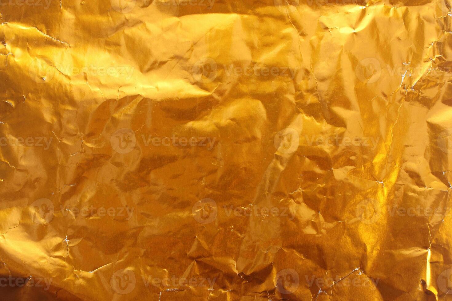 Gold Paper wrinkled background photo