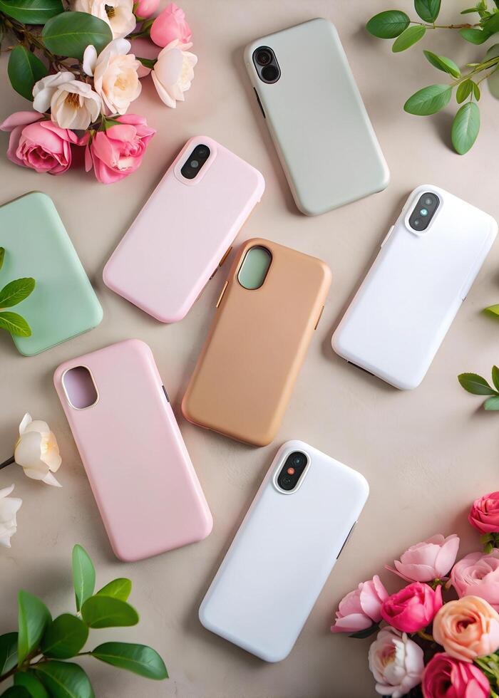Customizable Phone Cases mockup photo