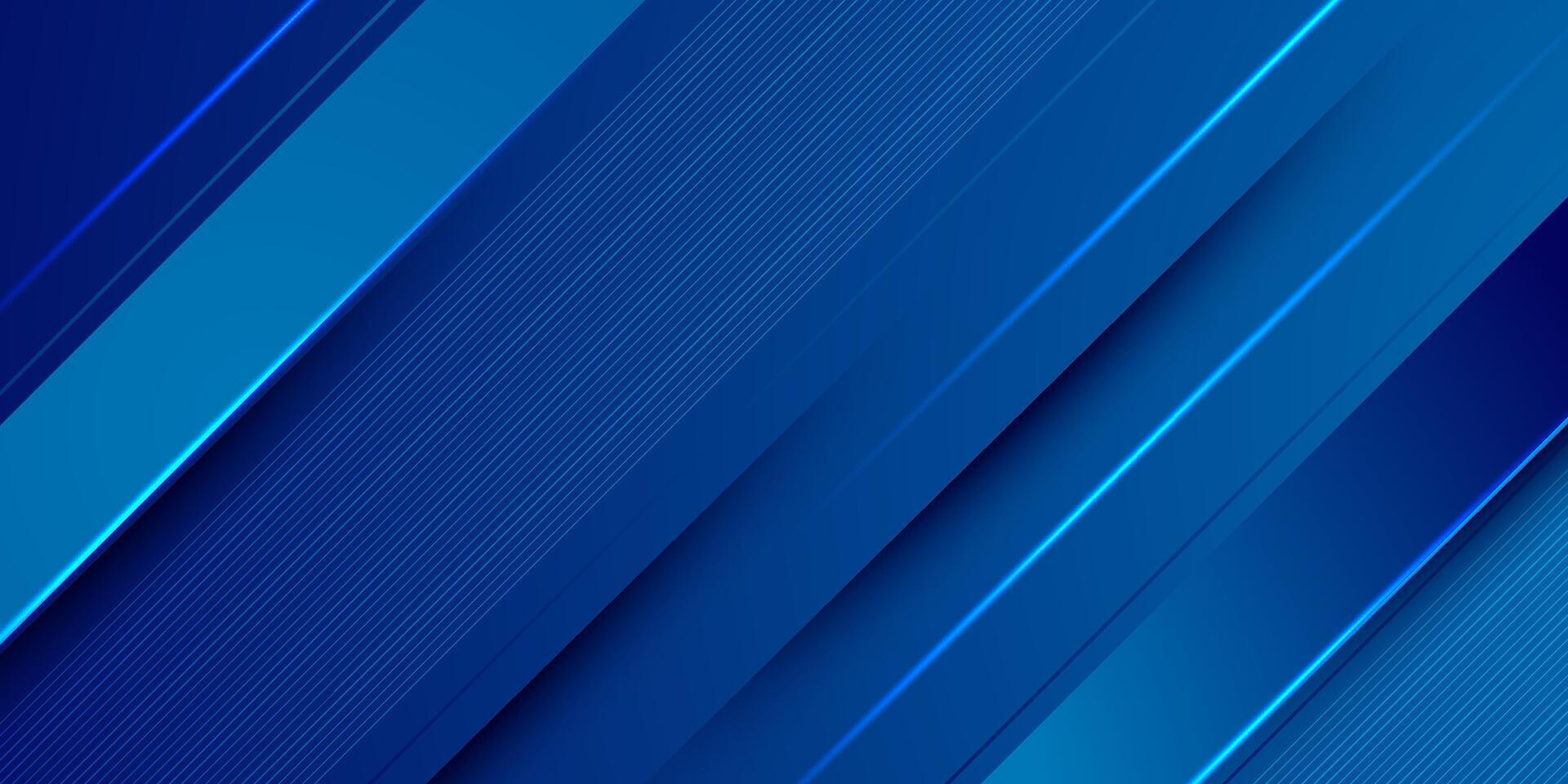 Abstract dark blue gradient background with futuristic overlap design. Blue background with shadows. Abstract background texture design, poster, banner blue background. vector