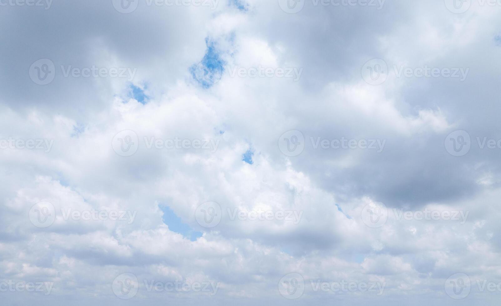 Beautiful view of blue sky with clouds at sunrise. Partly cloudy. Colorful sunset. Natural sky background texture, beautiful color. photo