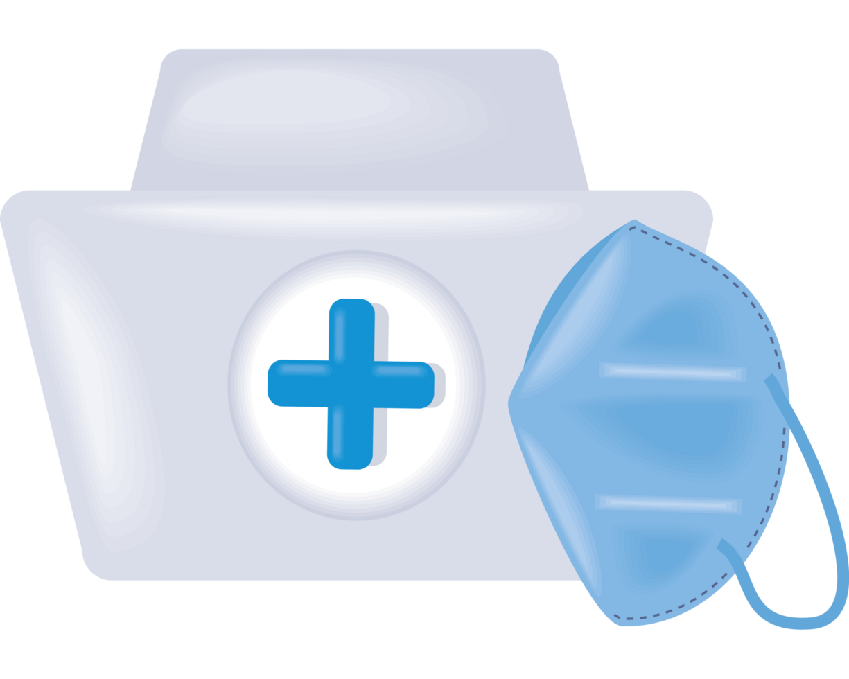 medical nurse hat with surgical mask png