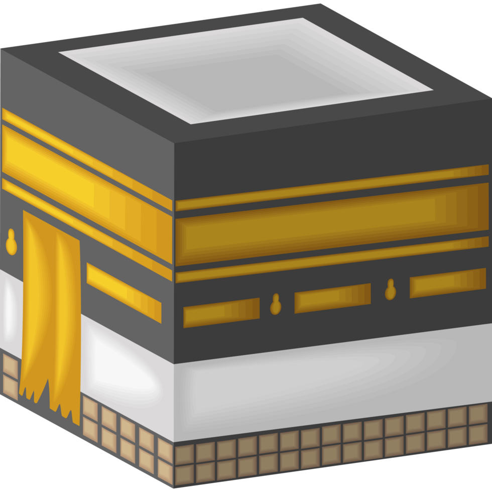holy kaaba in mecca saudi arabia png