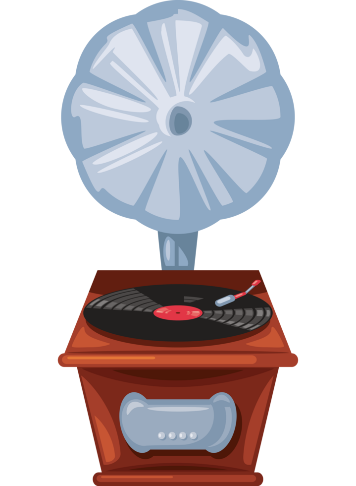 gramophone vintage music vynil disc png