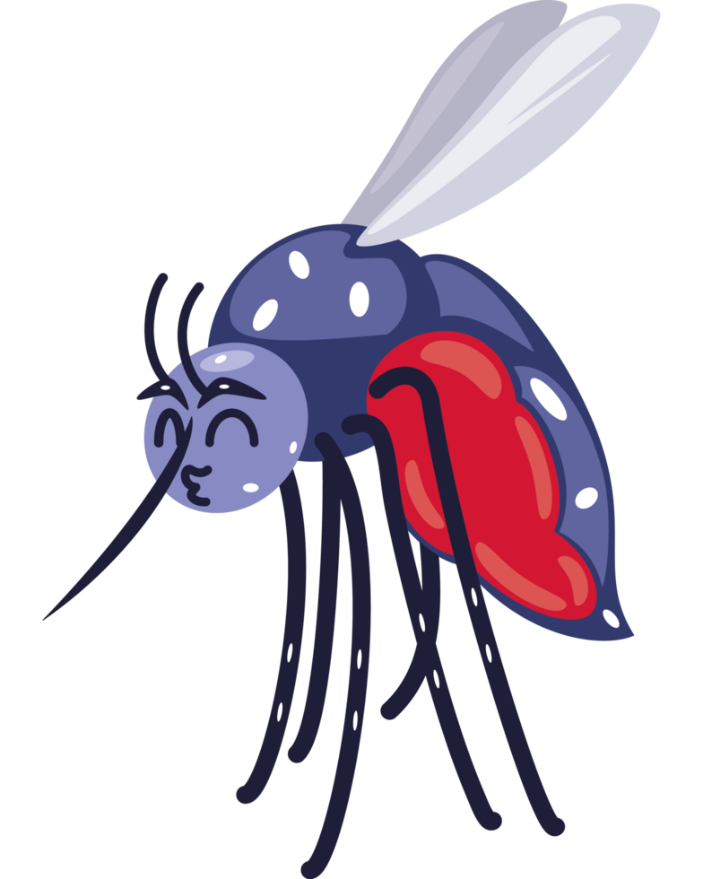 cartoon mosquito aedes aegypti png