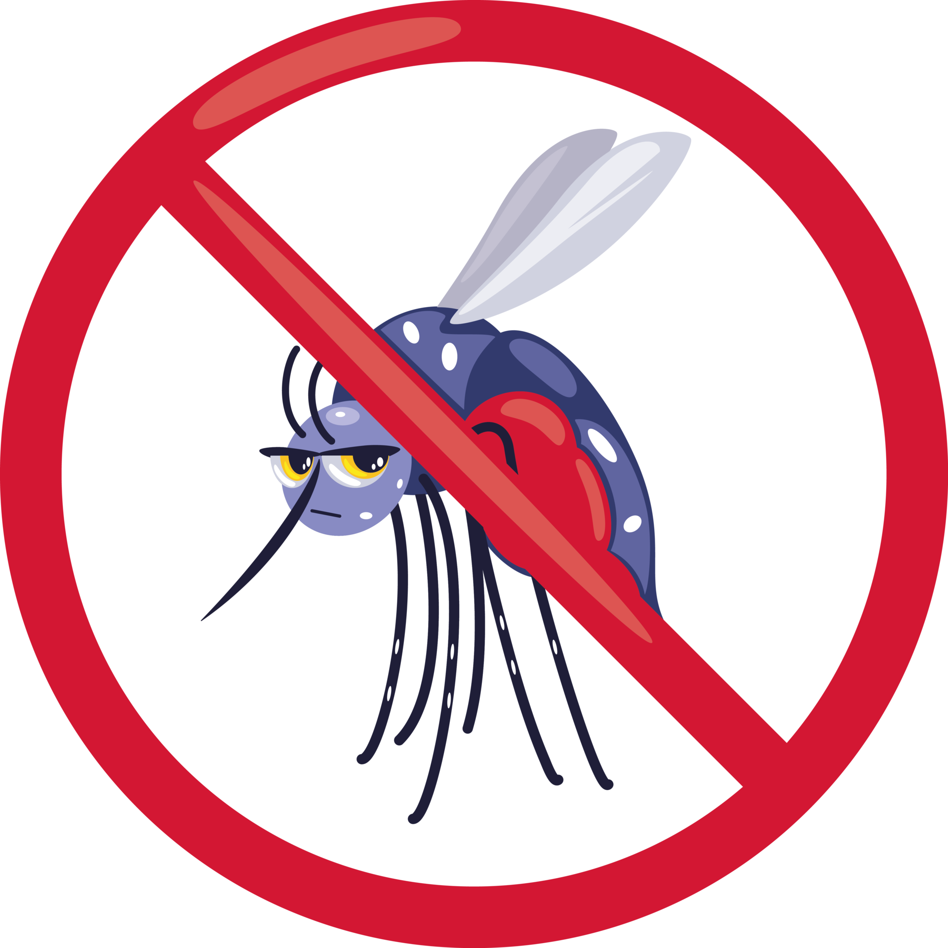 Insecto Peligro Y Advertencia Símbolo Con Aedes Mosquito 49015310 Png