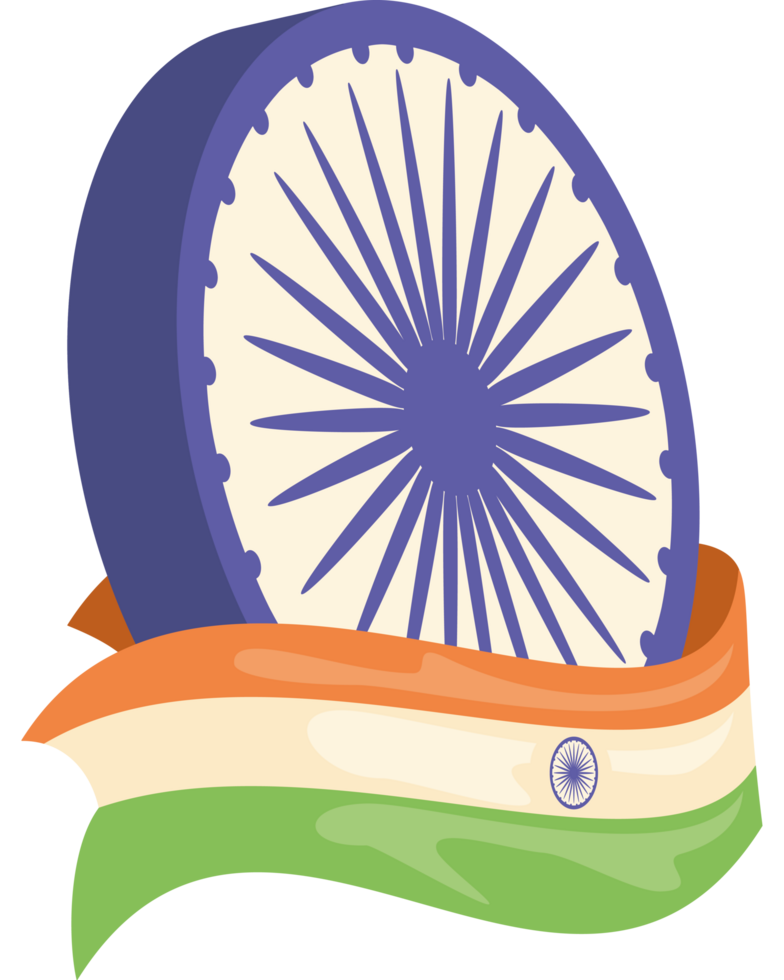 india happy independence day flag with ashoka wheel png