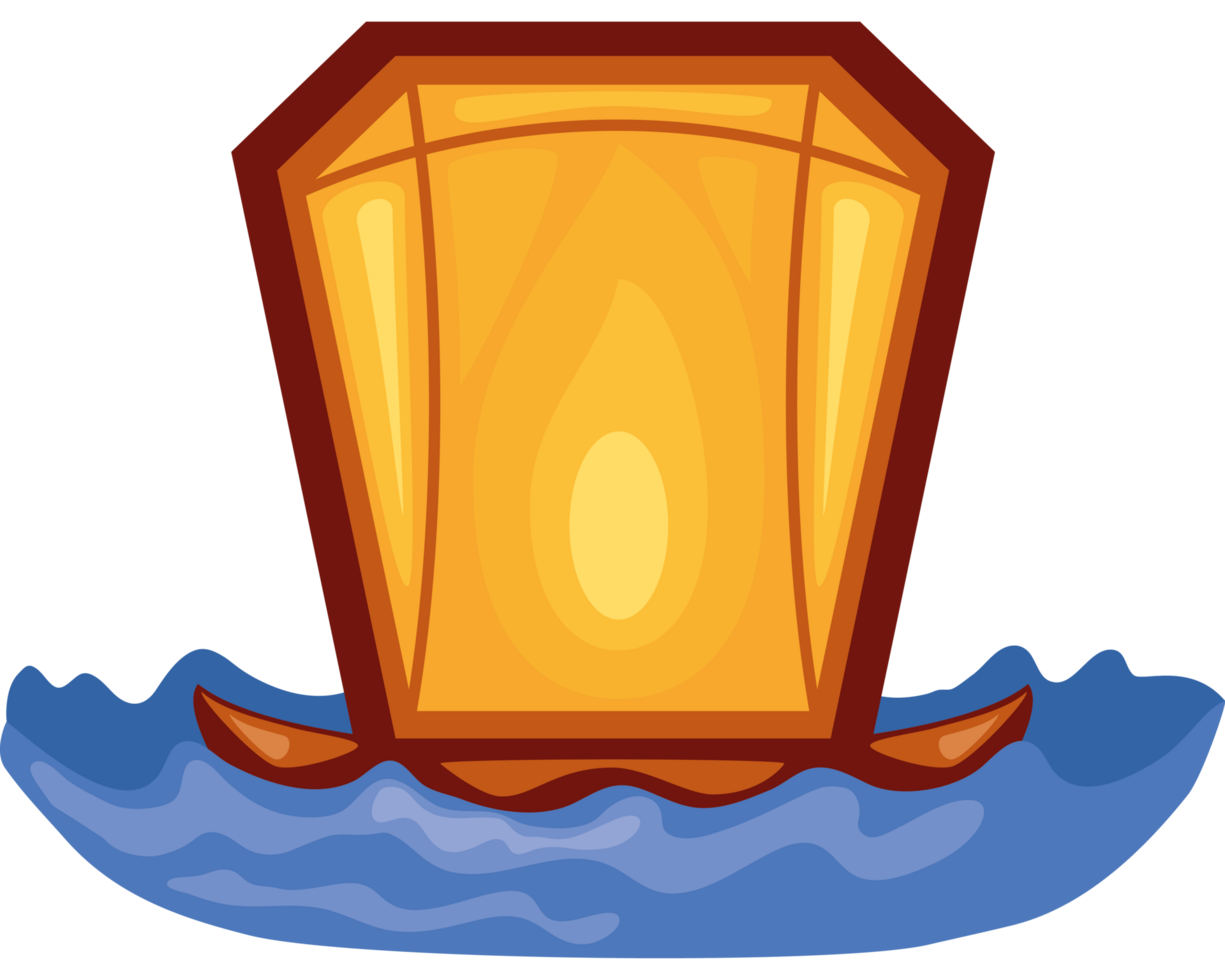 chinese lantern on water png