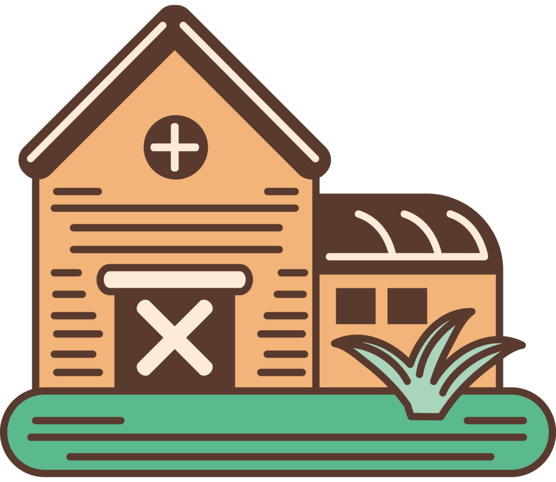 farm barn and field agriculture png