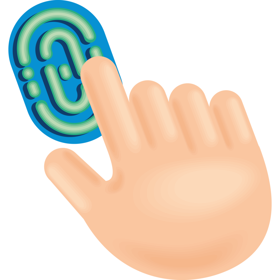 finger print secure png