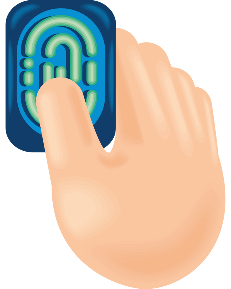 fingerprint secure login png