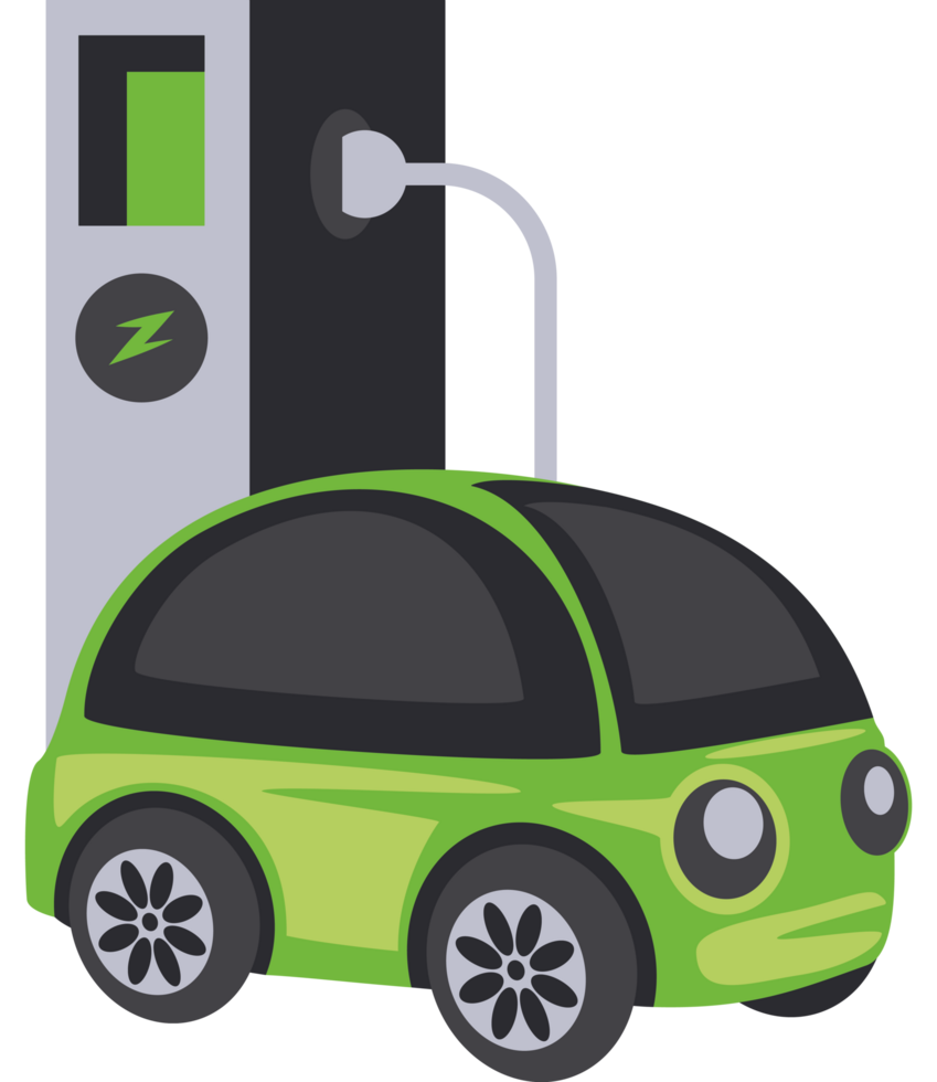 electric car plug in station png