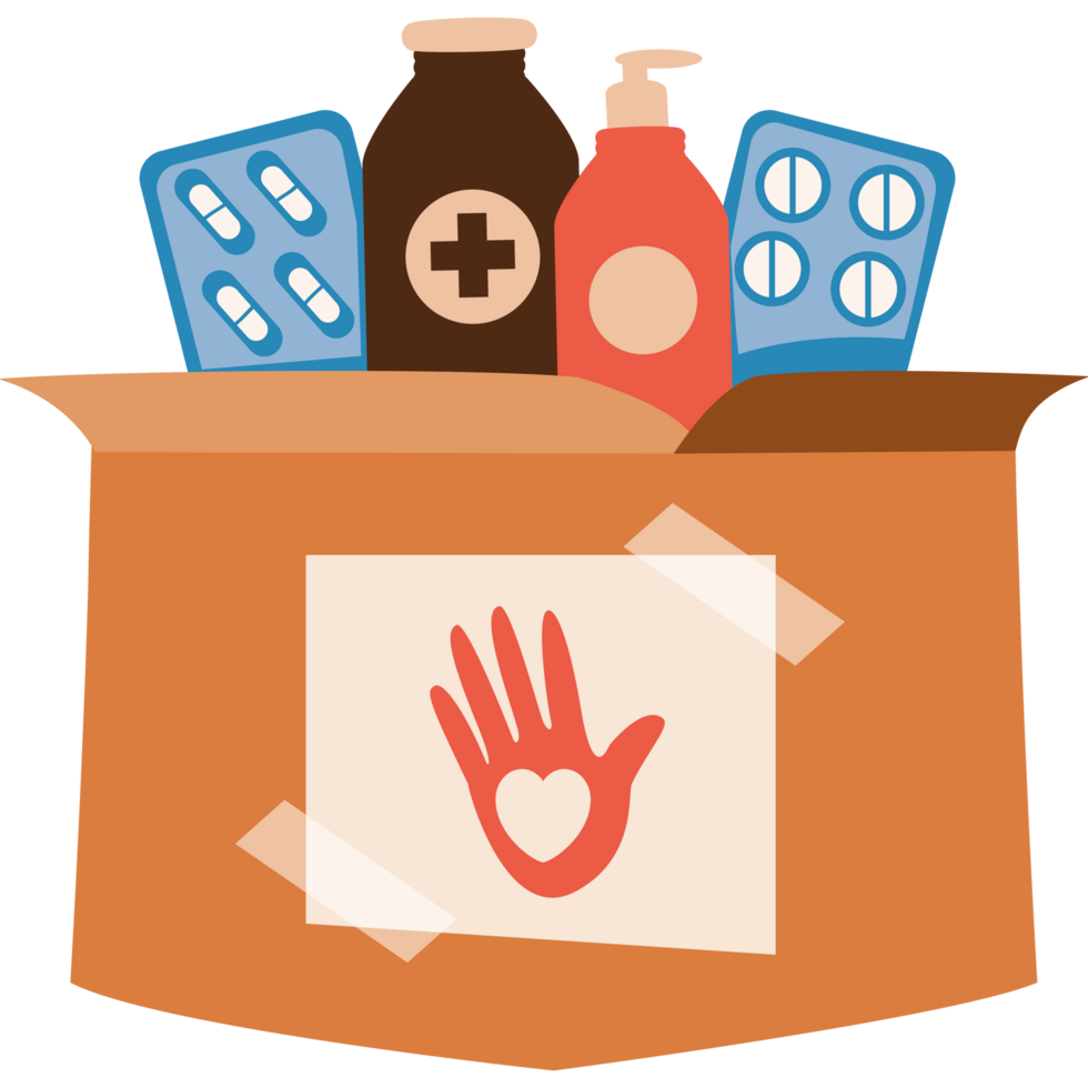 medicines donation for charity png