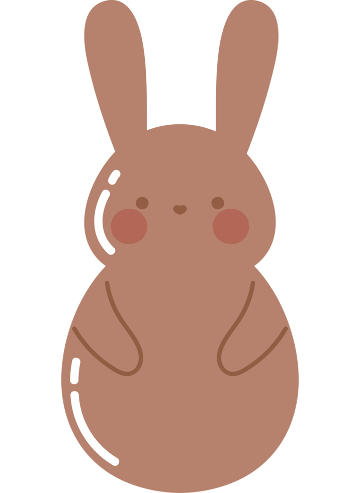 easter chocolate bunny png