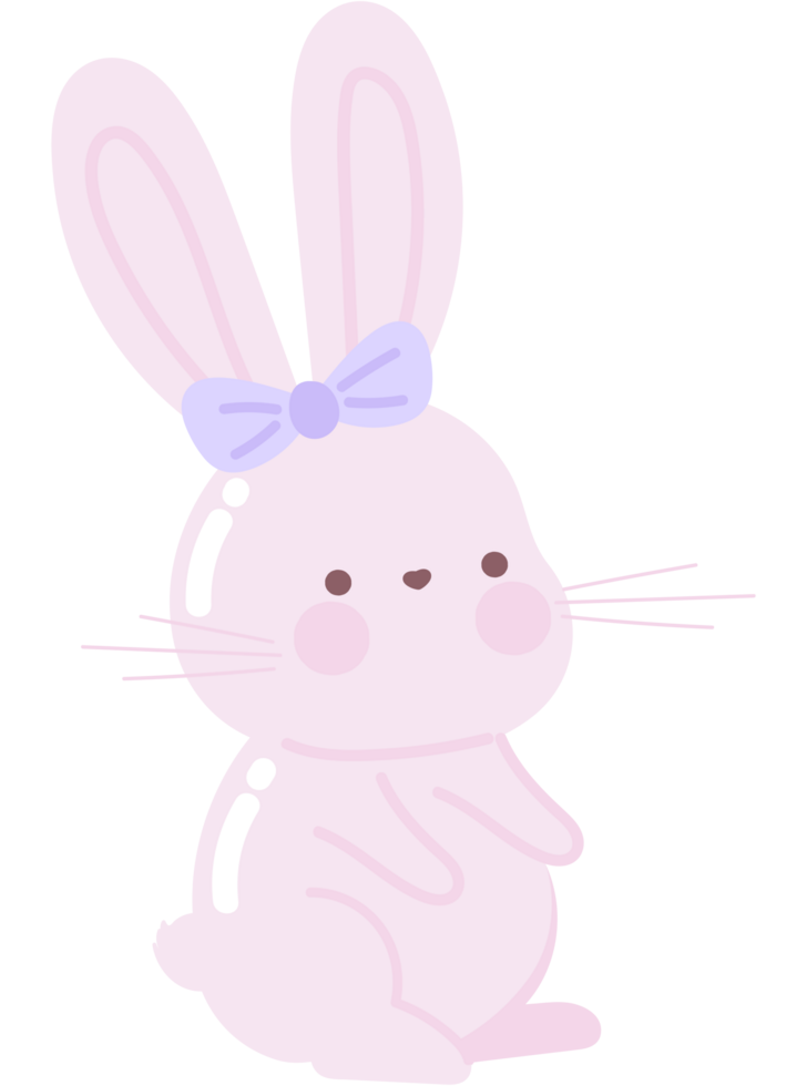 easter cute rabbit png