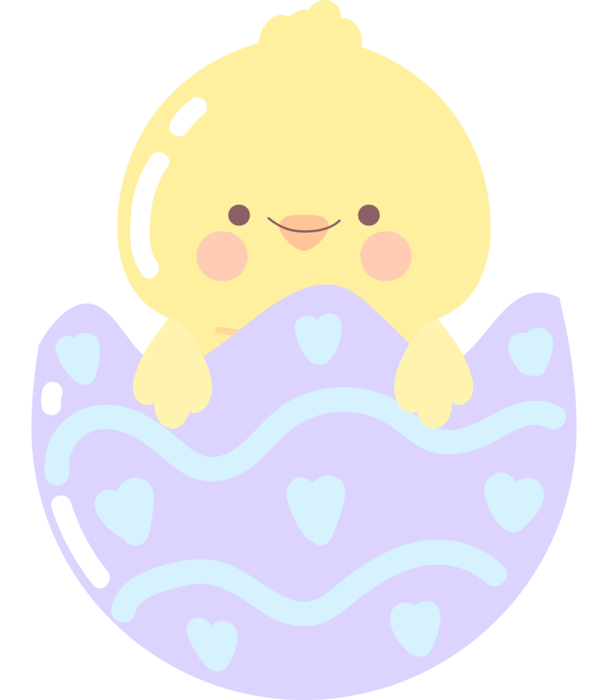 easter chicken on egg png