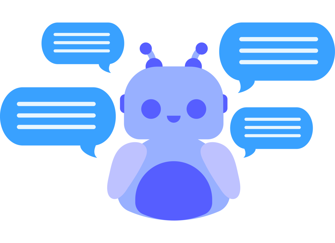 chatbot message service png