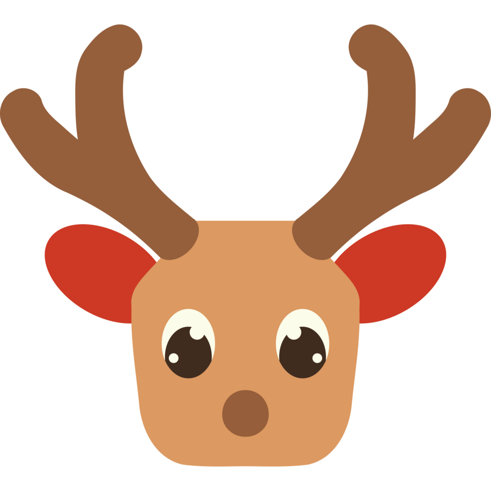 christmas deer head png