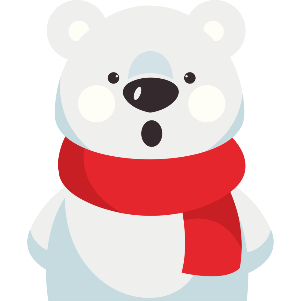 christmas bear character png