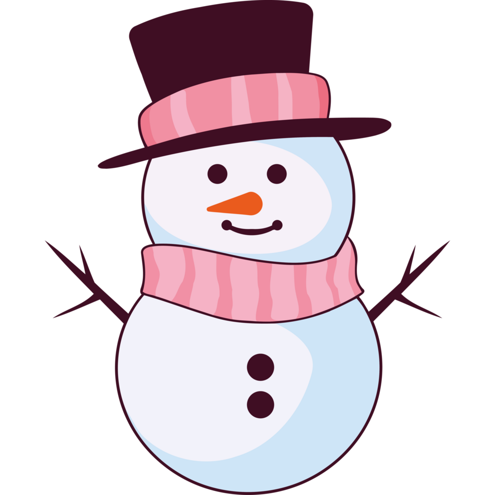christmas snowman cute png