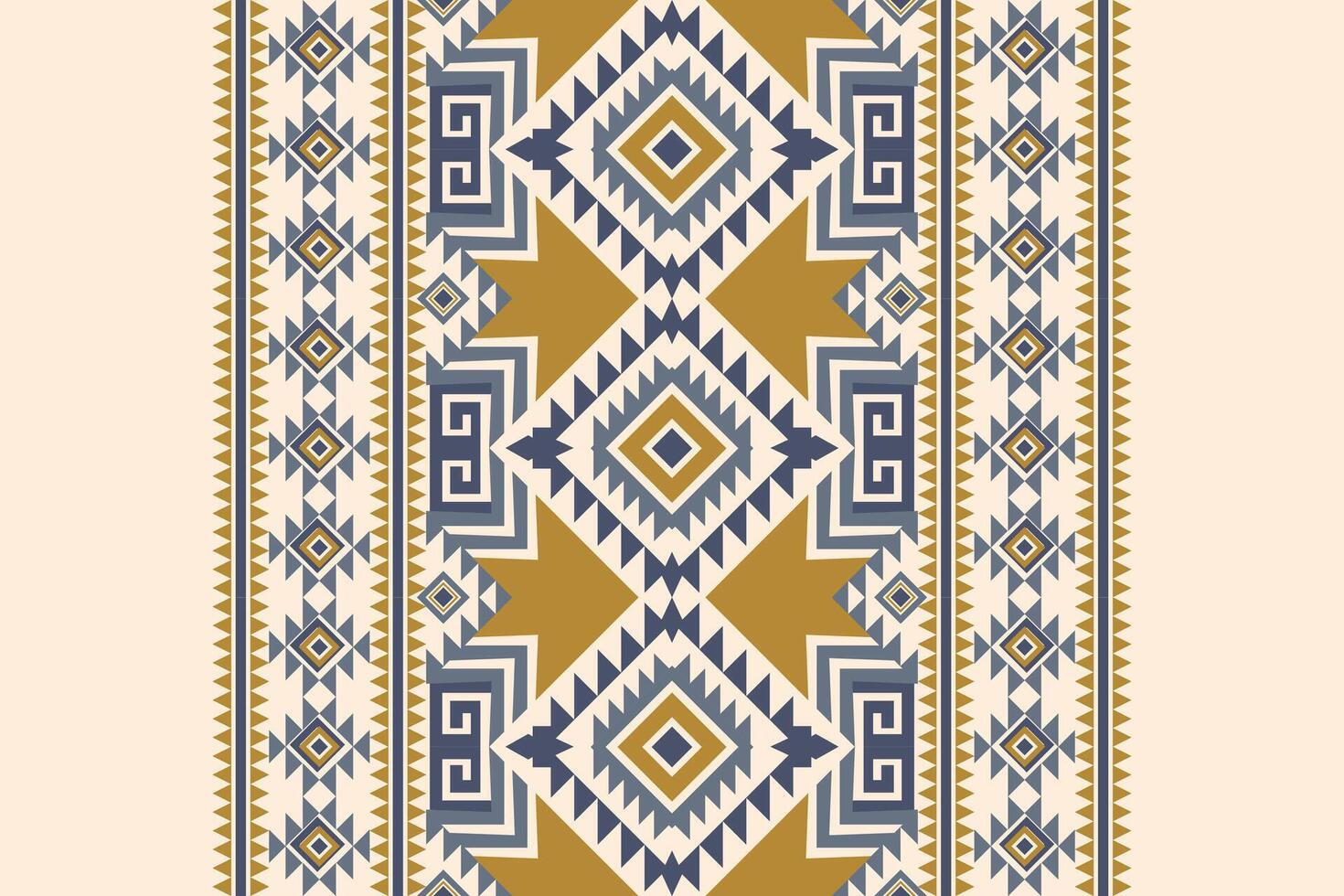 Navajo pattern on white background.geometric ethnic pattern vector