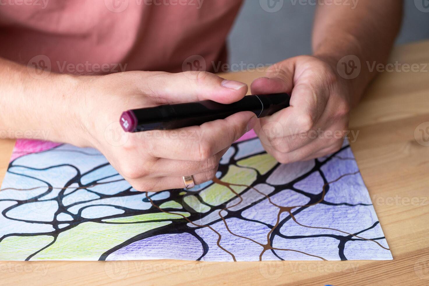 Adult Coloring as a Relaxing Hobby photo