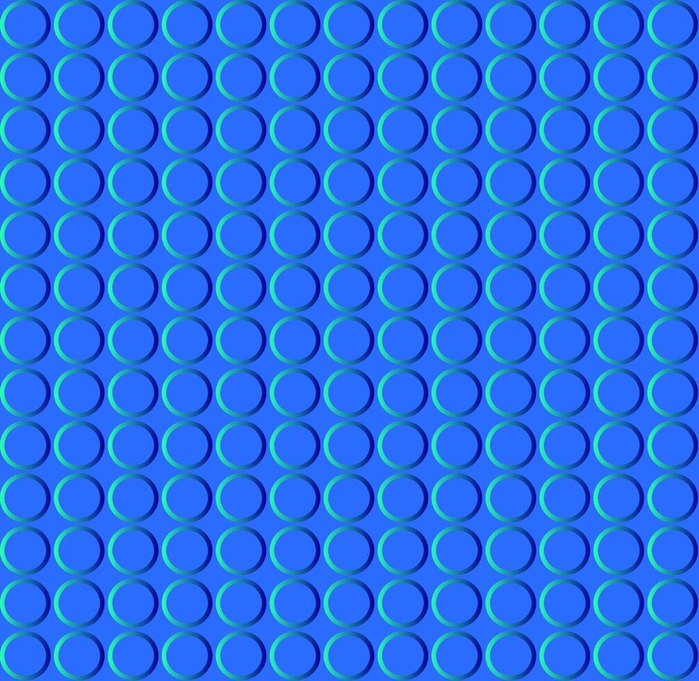 Seamless texture in the form of a pattern of circles on a blue background vector