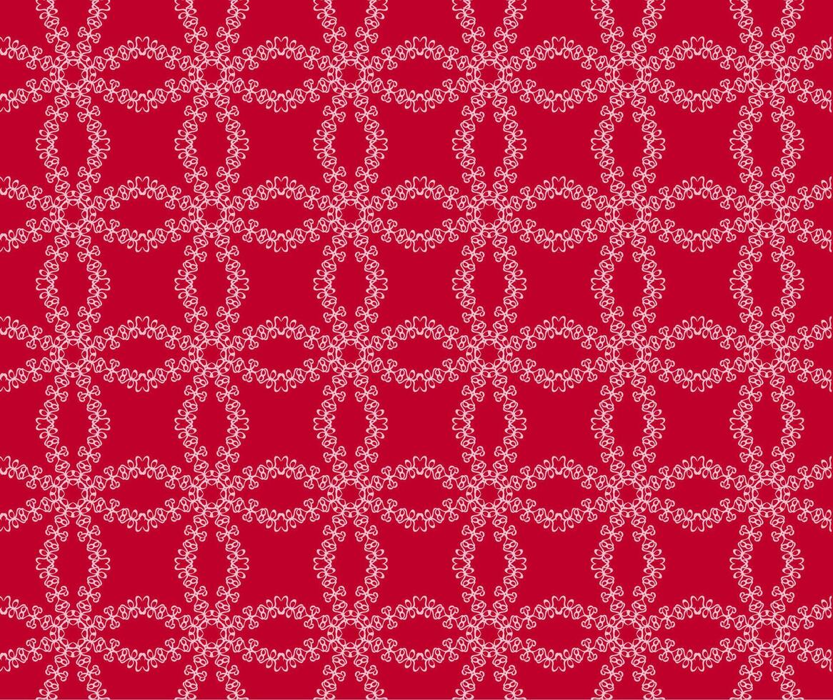 Burgundy background with beautiful lace pattern vector